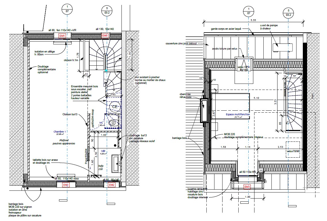PLAN R+1-R+2 projet